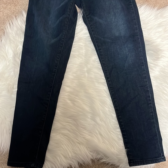 Altar’d State dark wash skinny jeans. 11. - Picture 3 of 5